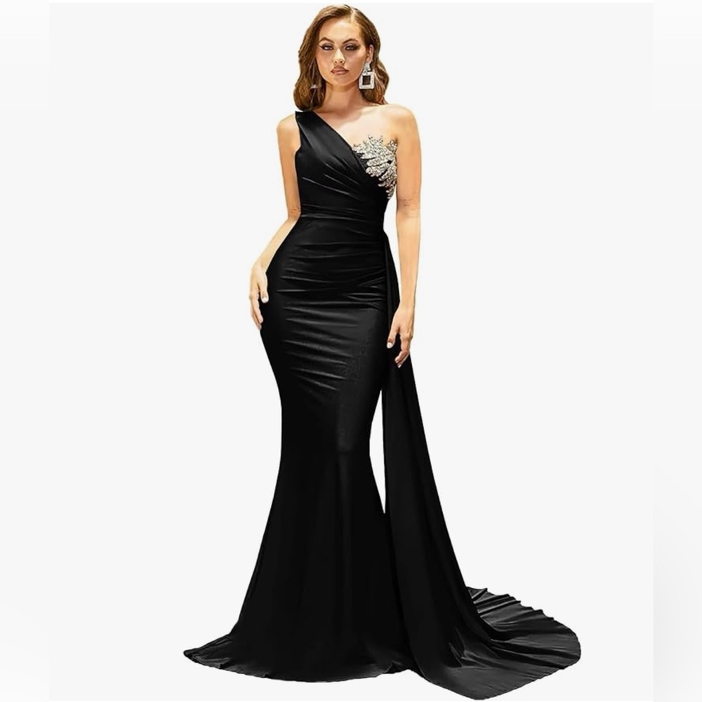 One Shoulder Mermaid Dress